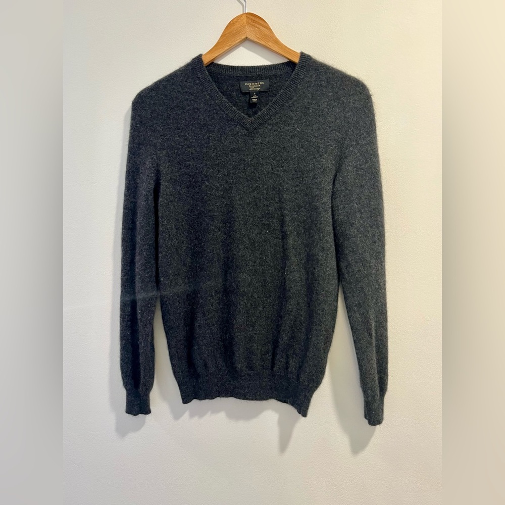 Club Room Cashmere Luxury Grey Sweater